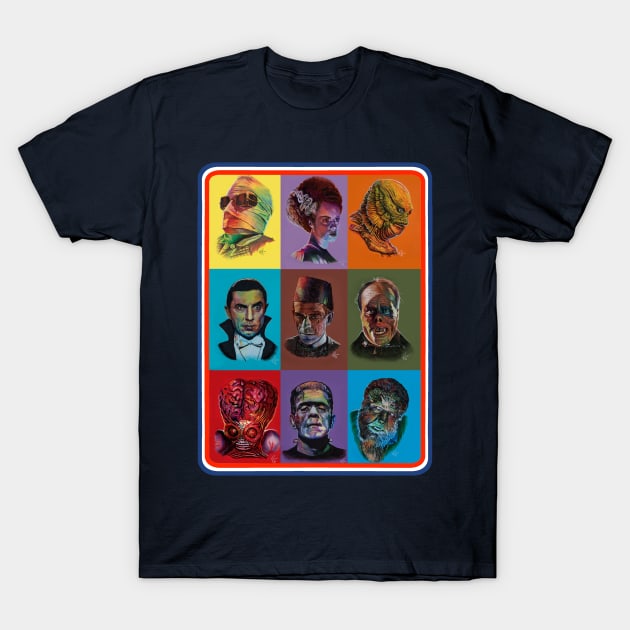 famous monsters T-Shirt by Chris Hoffman Art